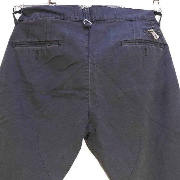 Zara Man Basic Men's Slim Fit Welt Pocket Chino Pants Gray Size 34 - Picture 4 of 6